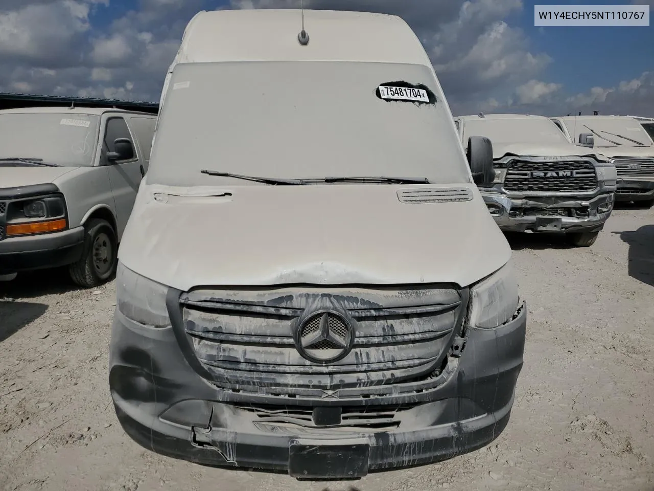 2022 Mercedes-Benz Sprinter 2500 VIN: W1Y4ECHY5NT110767 Lot: 75481704