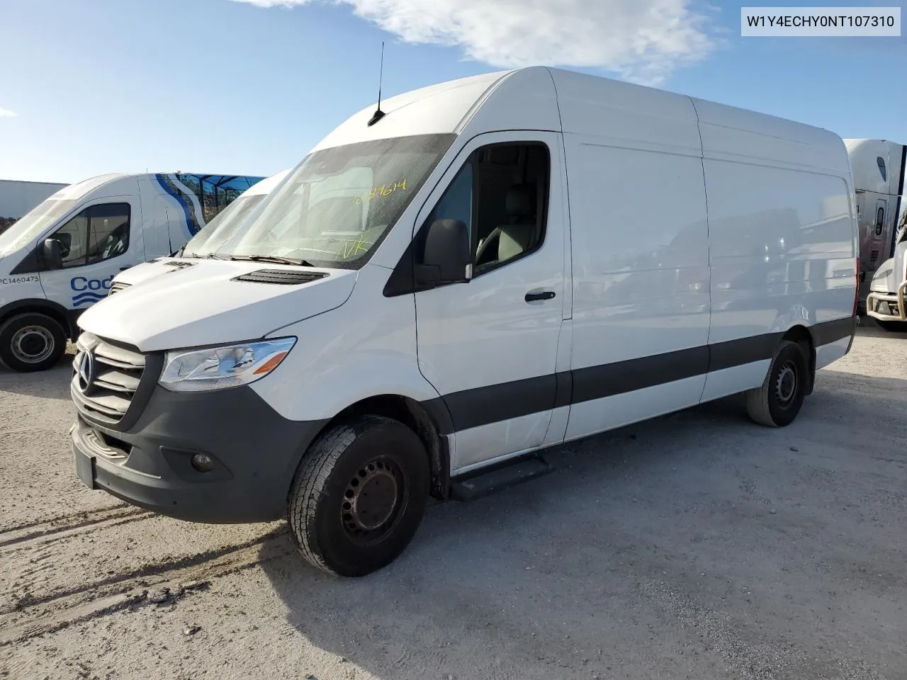 2022 Mercedes-Benz Sprinter 2500 VIN: W1Y4ECHY0NT107310 Lot: 76189614