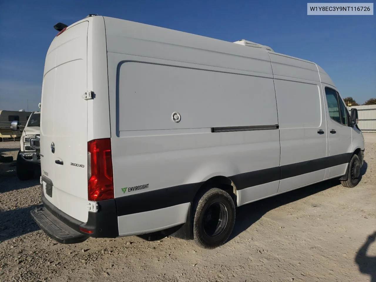 2022 Mercedes-Benz Sprinter 3500 VIN: W1Y8EC3Y9NT116726 Lot: 78440014