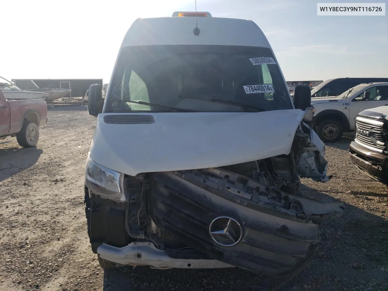 2022 Mercedes-Benz Sprinter 3500 VIN: W1Y8EC3Y9NT116726 Lot: 78440014