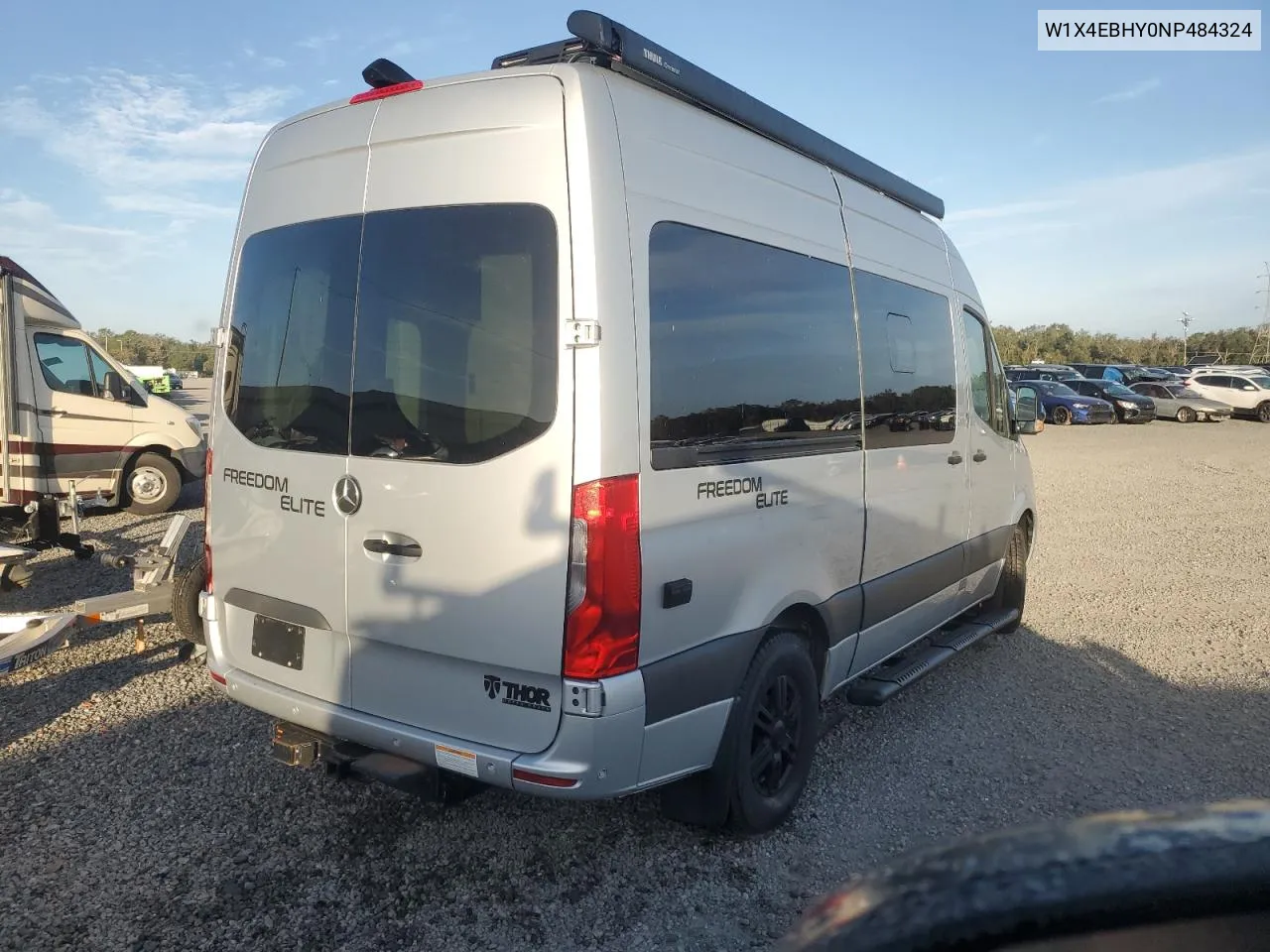 2022 Mercedes-Benz Sprinter 2500 VIN: W1X4EBHY0NP484324 Lot: 80305054