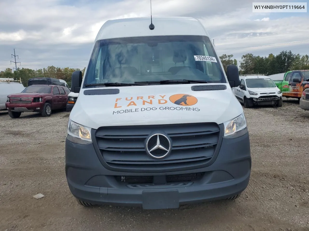 2023 Mercedes-Benz Sprinter 2500 VIN: W1Y4NBHY0PT119664 Lot: 70345134