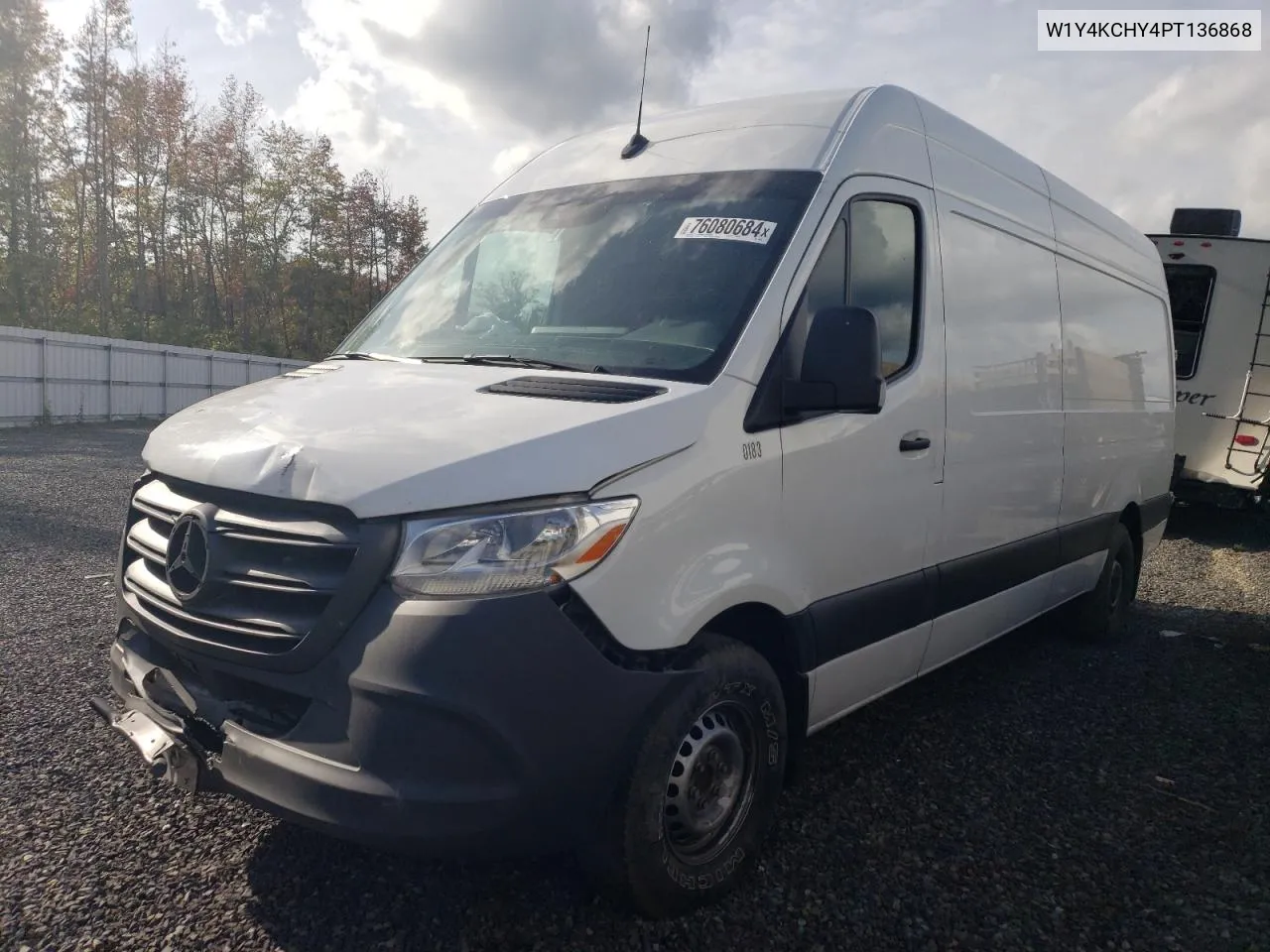 2023 Mercedes-Benz Sprinter 2500 VIN: W1Y4KCHY4PT136868 Lot: 76080684