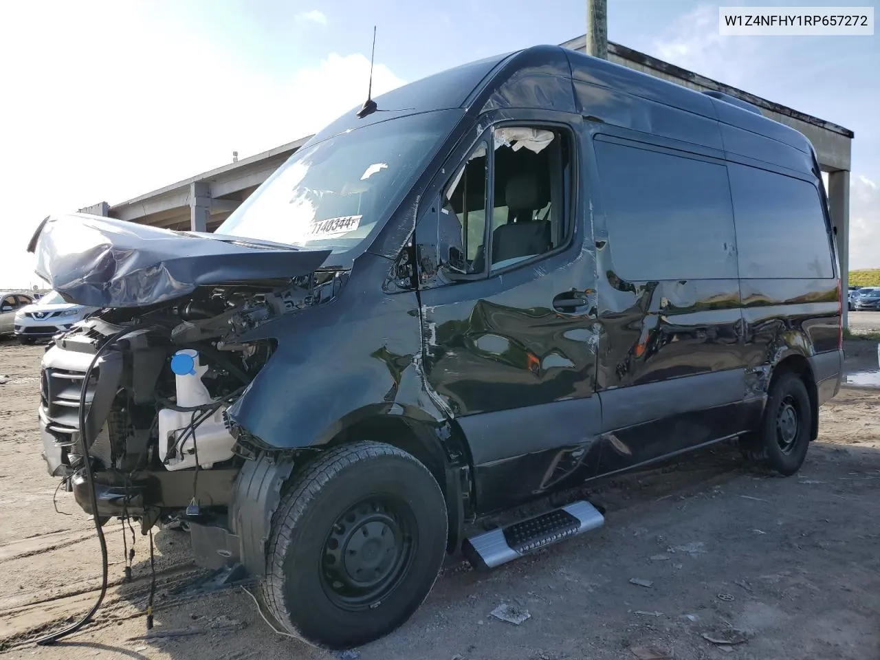 2024 Mercedes-Benz Sprinter 2500 VIN: W1Z4NFHY1RP657272 Lot: 60140344