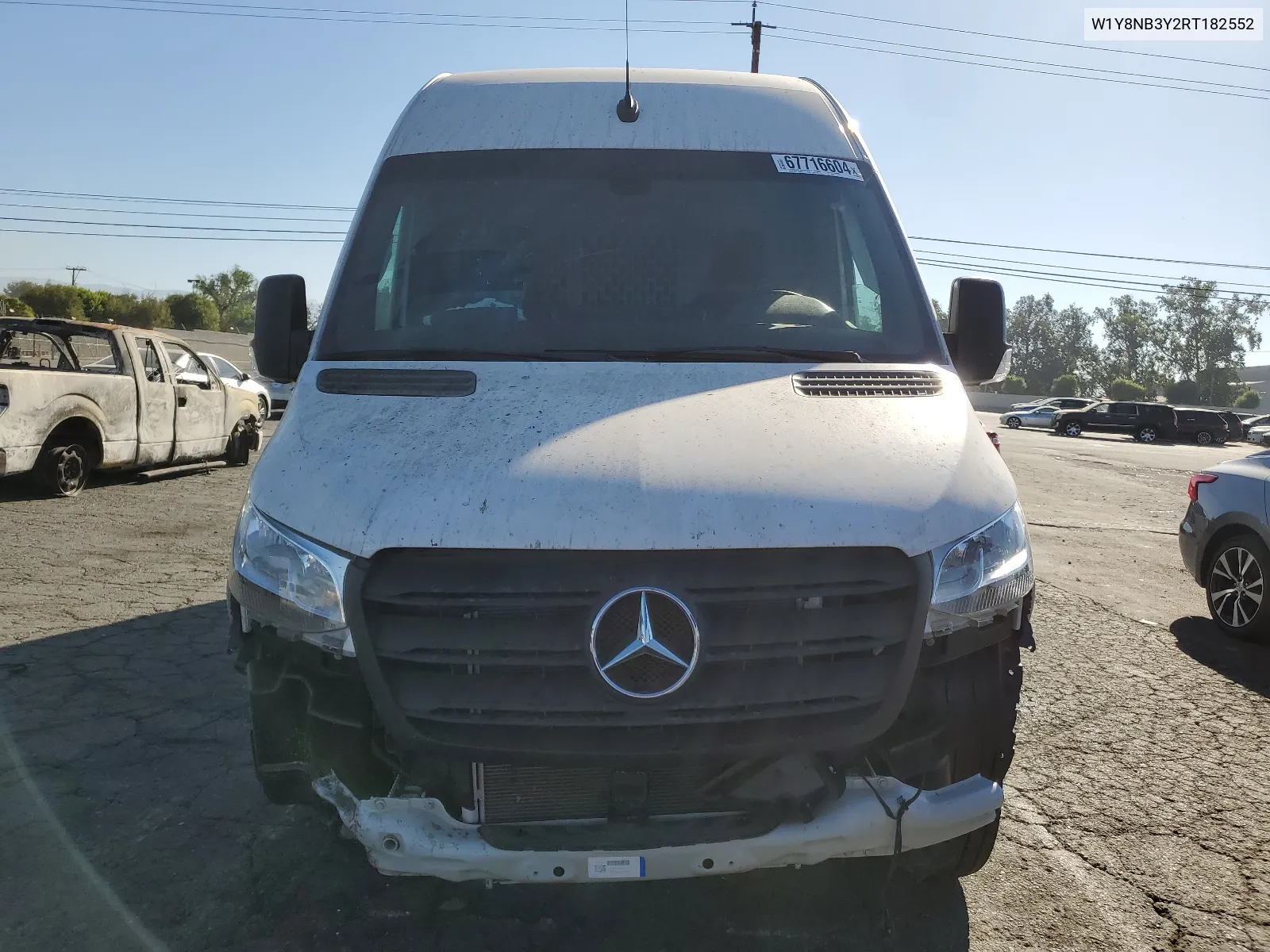 2024 Mercedes-Benz Sprinter 3500 VIN: W1Y8NB3Y2RT182552 Lot: 67716604