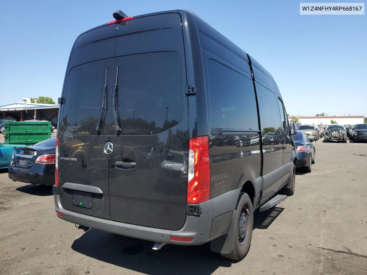 2024 Mercedes-Benz Sprinter 2500 VIN: W1Z4NFHY4RP668167 Lot: 69724604