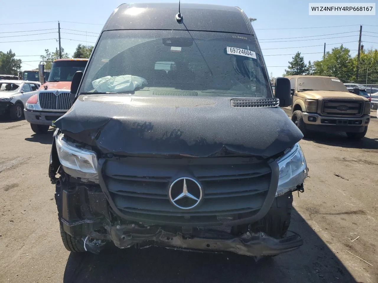 2024 Mercedes-Benz Sprinter 2500 VIN: W1Z4NFHY4RP668167 Lot: 69724604