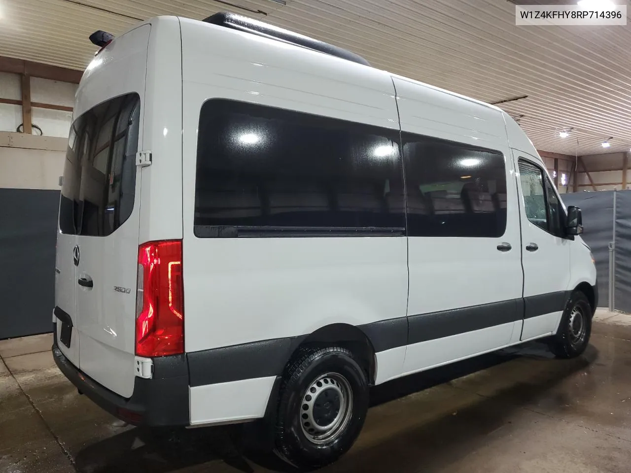 2024 Mercedes-Benz Sprinter 2500 VIN: W1Z4KFHY8RP714396 Lot: 72368194