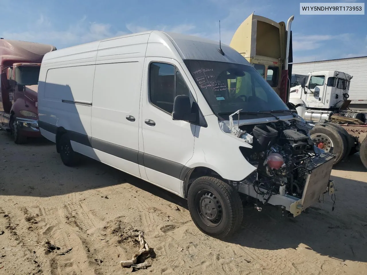 2024 Mercedes-Benz Sprinter 3500 VIN: W1Y5NDHY9RT173953 Lot: 73244404