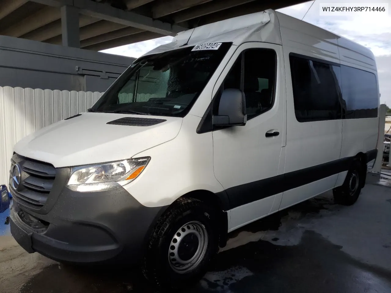 2024 Mercedes-Benz Sprinter 2500 Standard Roof 4-Cyl Diesel VIN: W1Z4KFHY3RP714466 Lot: 40806484