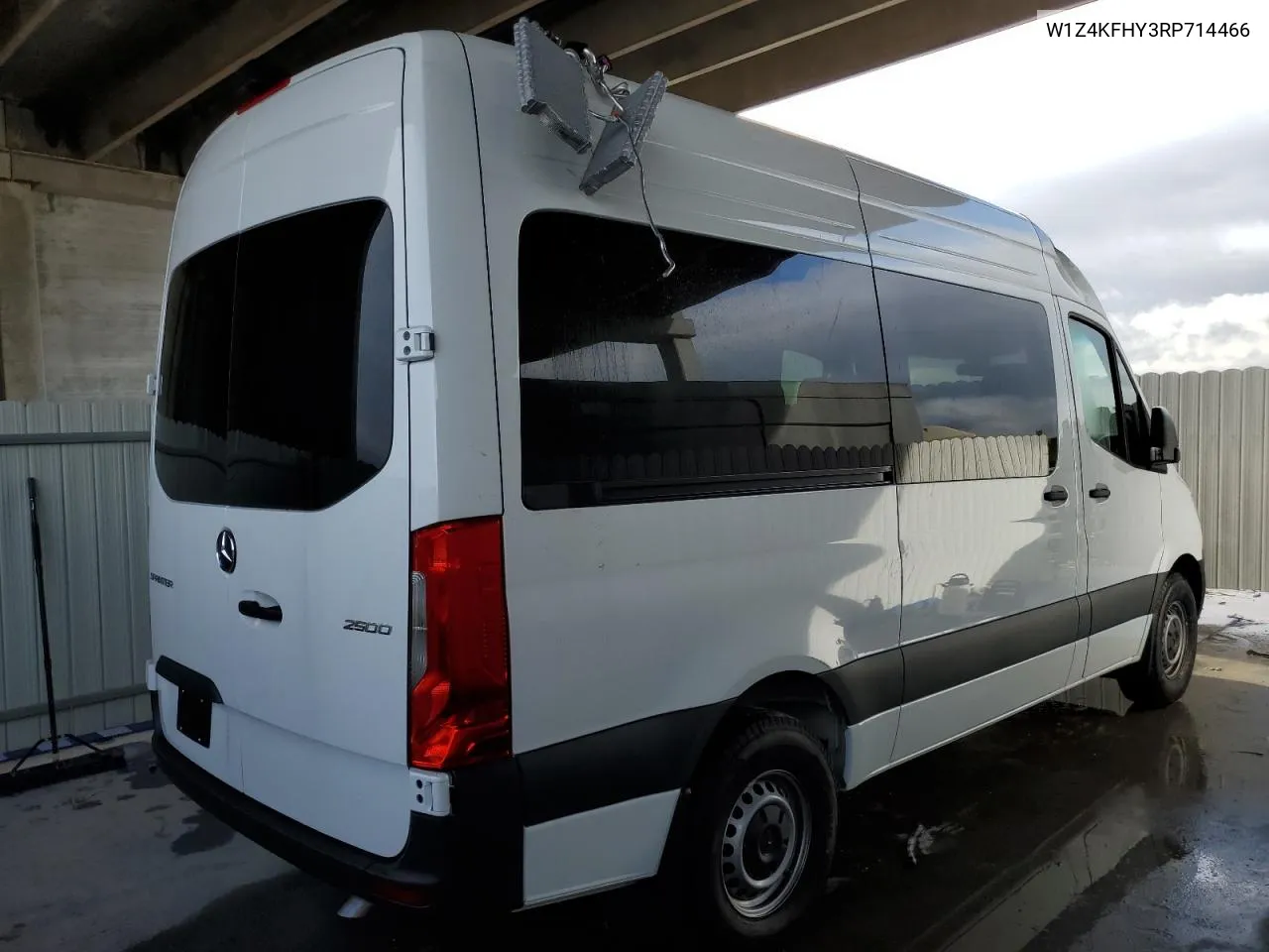 2024 Mercedes-Benz Sprinter 2500 Standard Roof 4-Cyl Diesel VIN: W1Z4KFHY3RP714466 Lot: 40806484