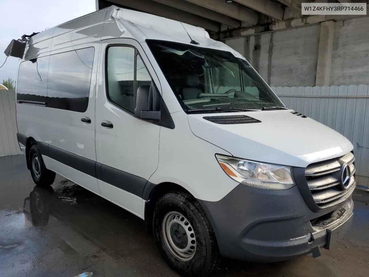 2024 Mercedes-Benz Sprinter 2500 Standard Roof 4-Cyl Diesel VIN: W1Z4KFHY3RP714466 Lot: 40806484