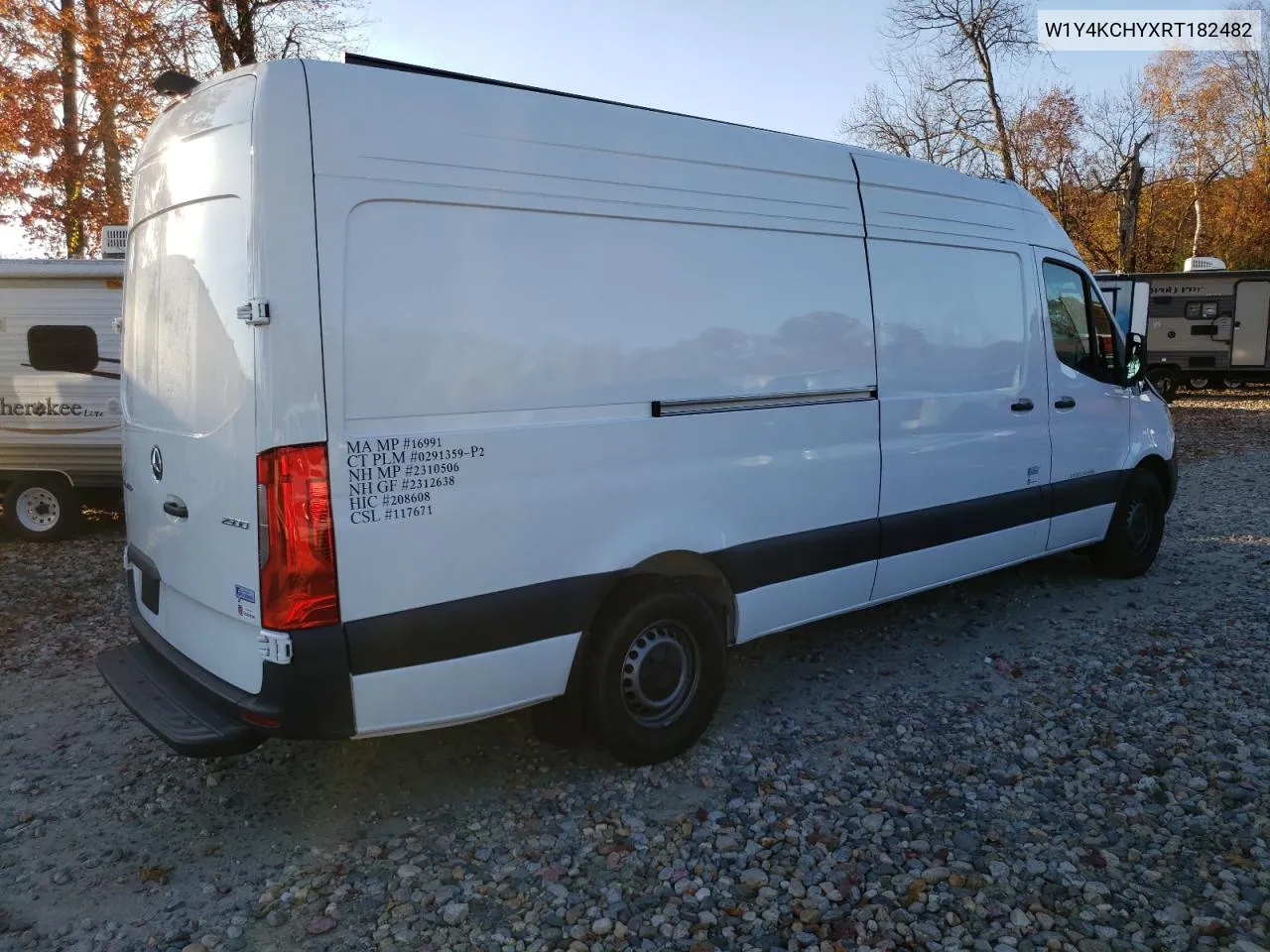 2024 Mercedes-Benz Sprinter 2500 VIN: W1Y4KCHYXRT182482 Lot: 77120334