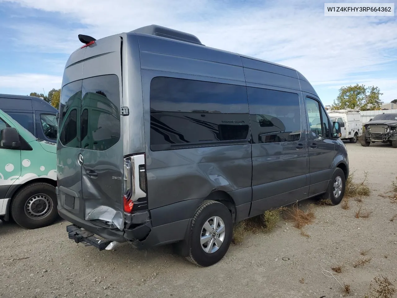 2024 Mercedes-Benz Sprinter 2500 VIN: W1Z4KFHY3RP664362 Lot: 78040134