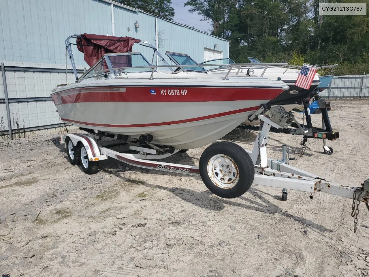 1987 Mercury Motorboat VIN: CYG21213C787 Lot: 69941774