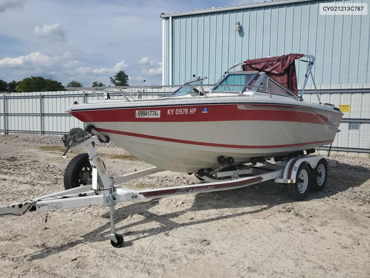 1987 Mercury Motorboat VIN: CYG21213C787 Lot: 69941774