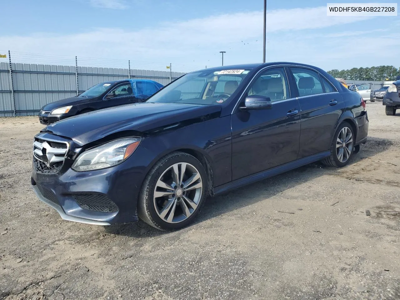 WDDHF5KB4GB227208 2016 Mercedes-Benz E 350