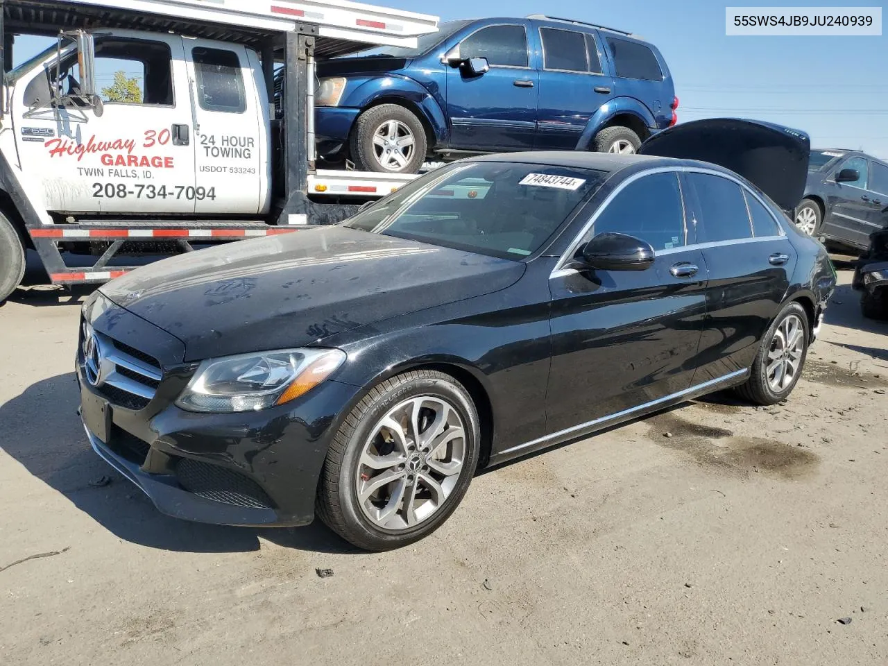 2018 Mercury C300 VIN: 55SWS4JB9JU240939 Lot: 74843744