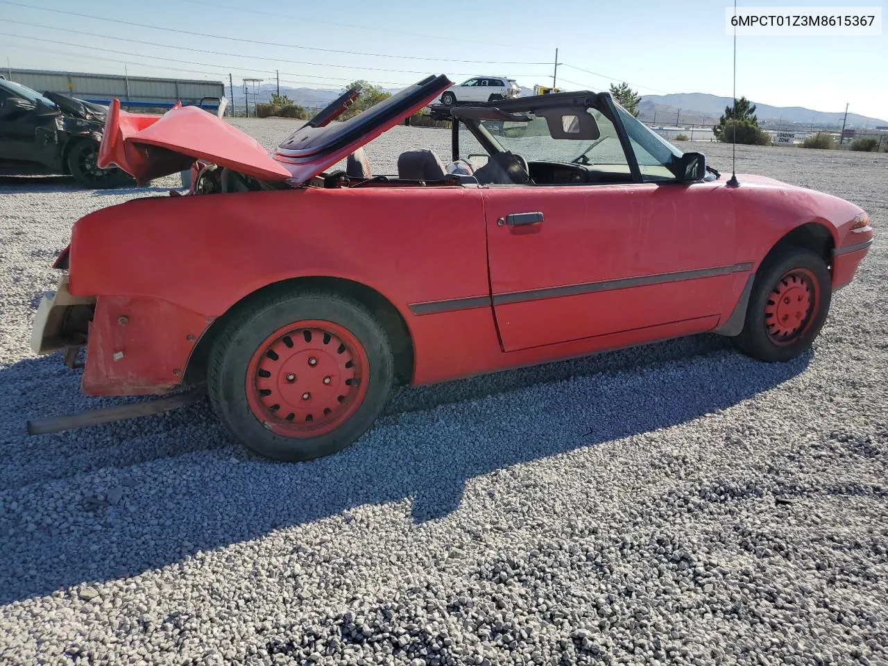 1991 Mercury Capri VIN: 6MPCT01Z3M8615367 Lot: 68768614