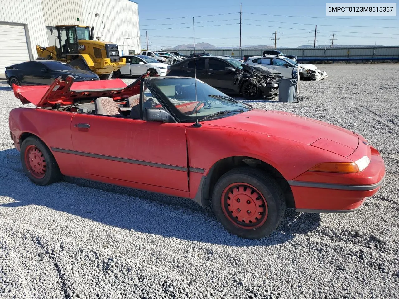 1991 Mercury Capri VIN: 6MPCT01Z3M8615367 Lot: 68768614