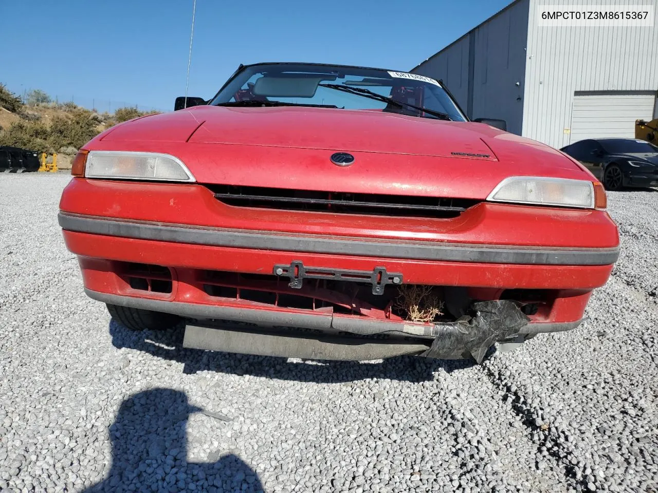 1991 Mercury Capri VIN: 6MPCT01Z3M8615367 Lot: 68768614