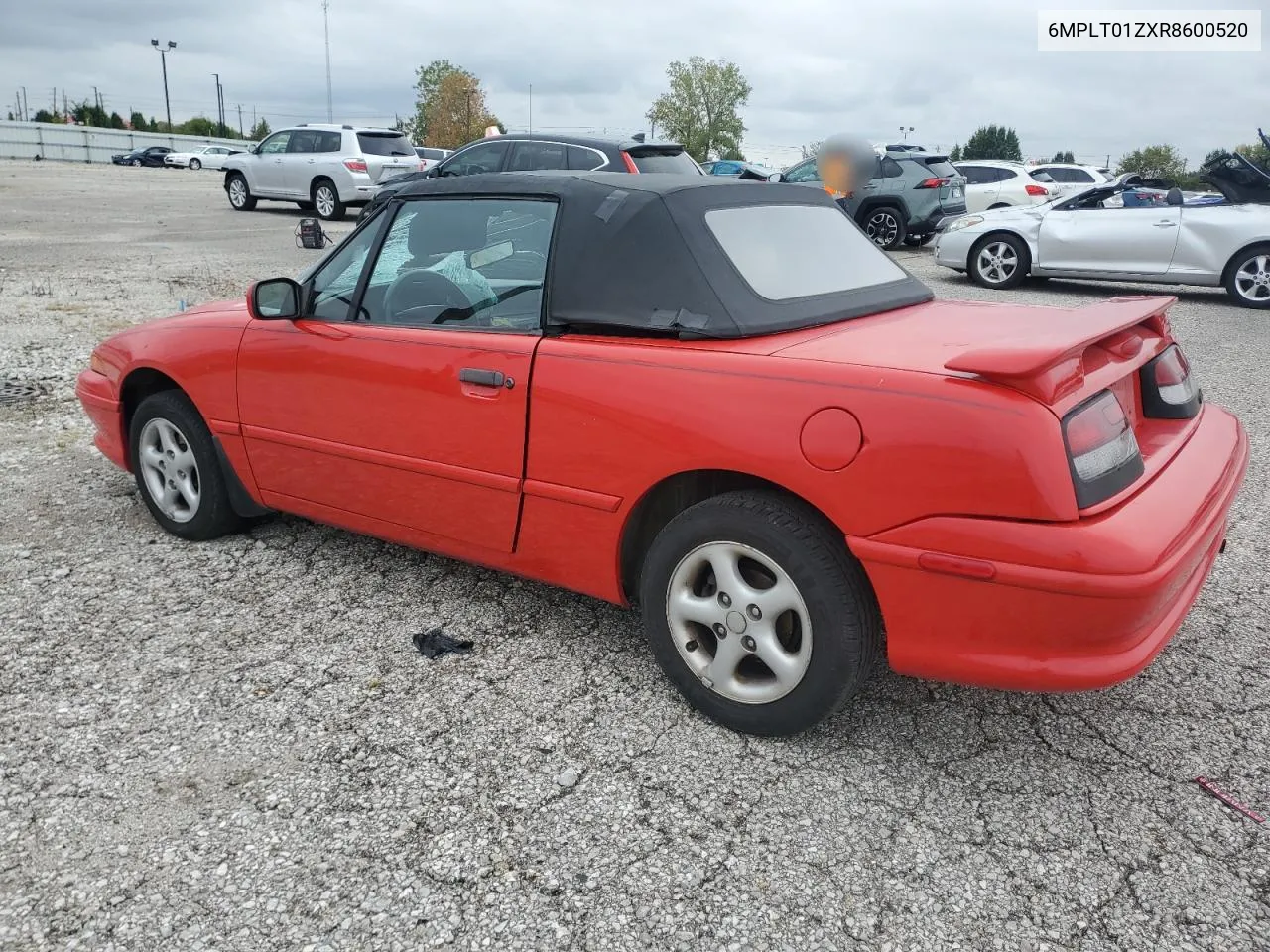 1994 Mercury Capri VIN: 6MPLT01ZXR8600520 Lot: 72229534