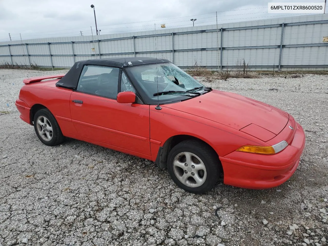 1994 Mercury Capri VIN: 6MPLT01ZXR8600520 Lot: 72229534