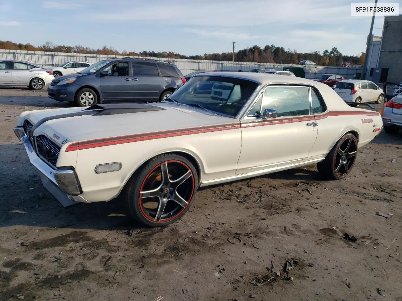 1968 Mercury Cougar VIN: 8F91F538886 Lot: 76576084