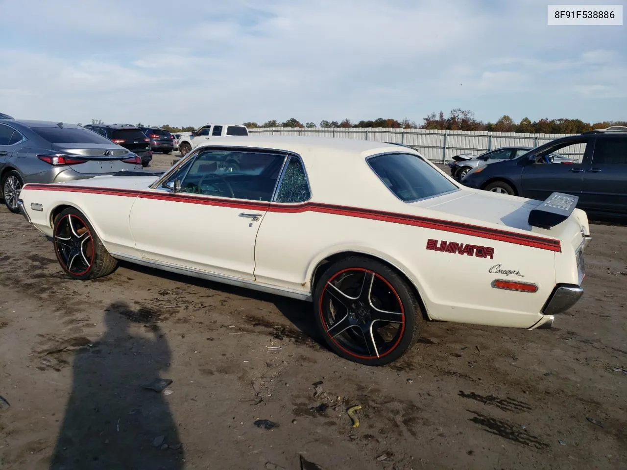 1968 Mercury Cougar VIN: 8F91F538886 Lot: 76576084