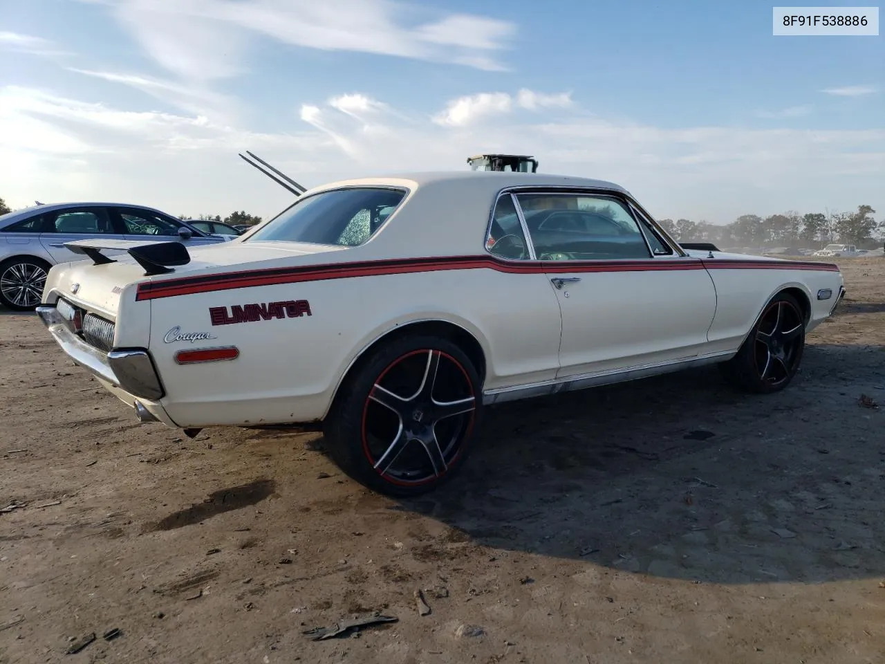 1968 Mercury Cougar VIN: 8F91F538886 Lot: 76576084