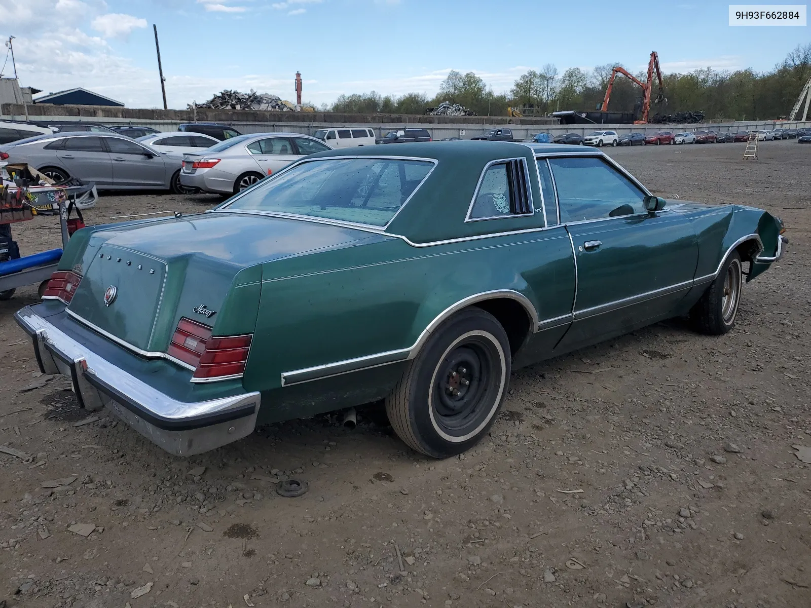 1978 Mercury Cougar VIN: 9H93F662884 Lot: 63955644