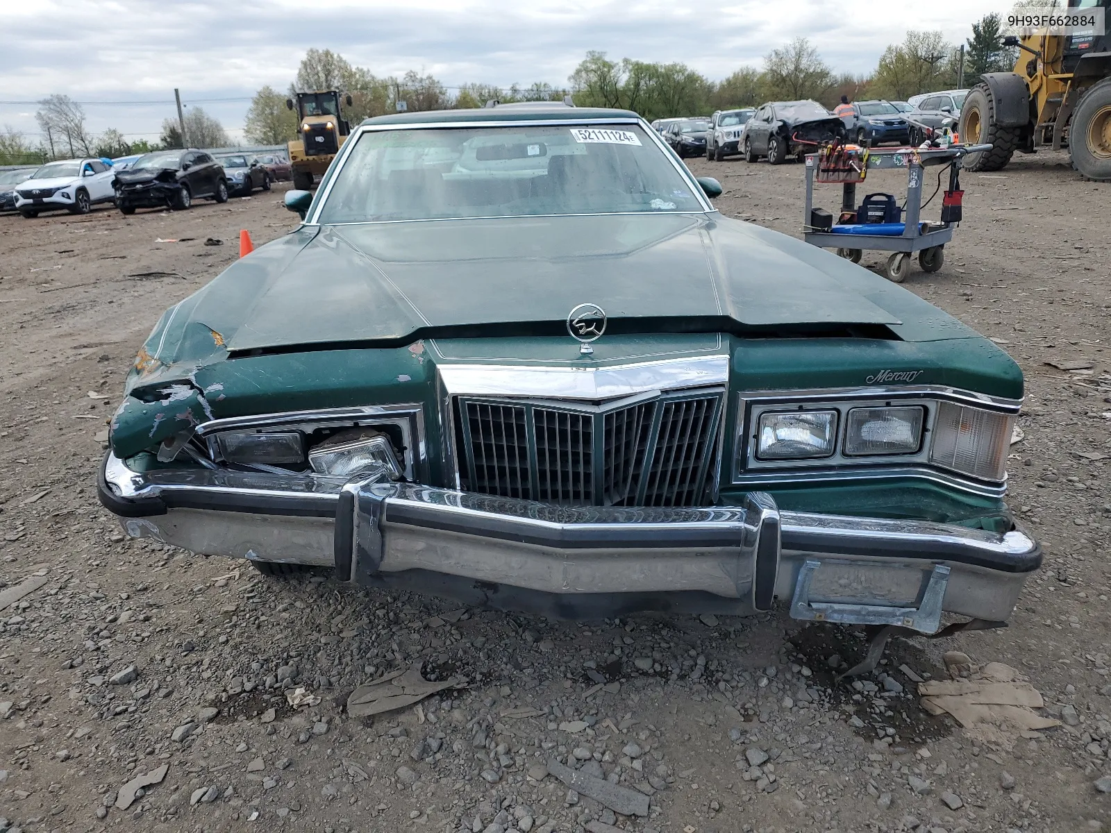 1978 Mercury Cougar VIN: 9H93F662884 Lot: 63955644