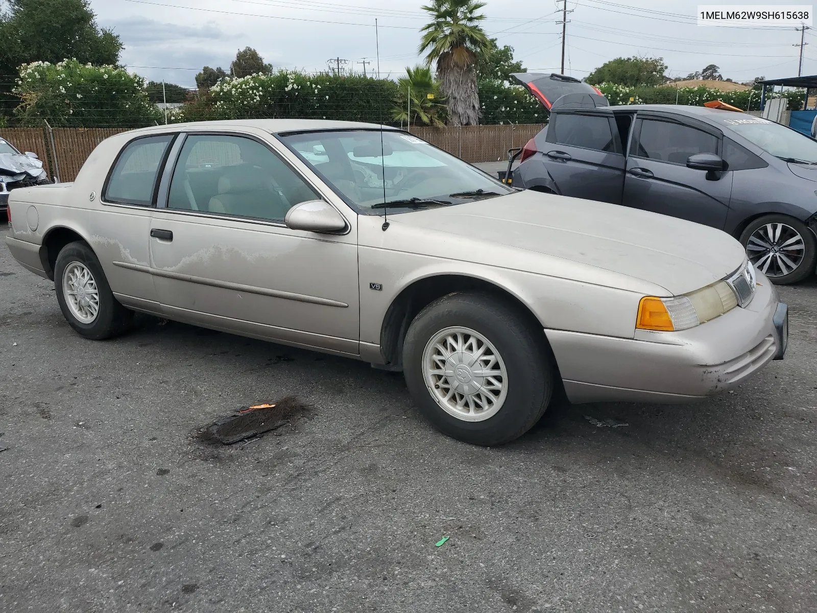 1995 Mercury Cougar Xr7 VIN: 1MELM62W9SH615638 Lot: 68577964