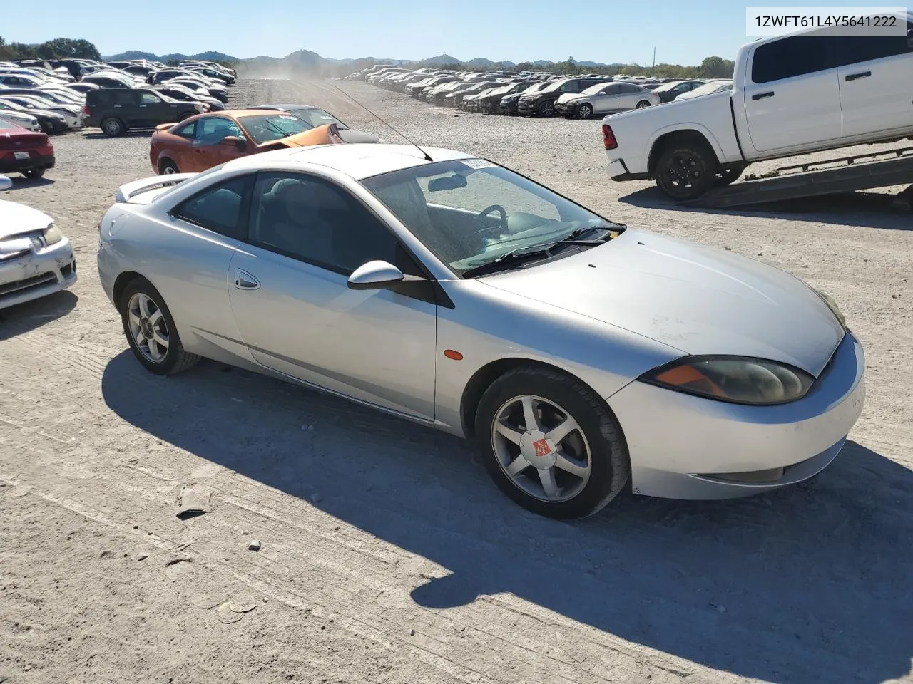 2000 Mercury Cougar V6 VIN: 1ZWFT61L4Y5641222 Lot: 75313314