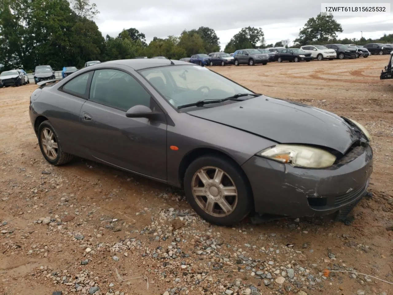 2001 Mercury Cougar V6 VIN: 1ZWFT61L815625532 Lot: 71358824