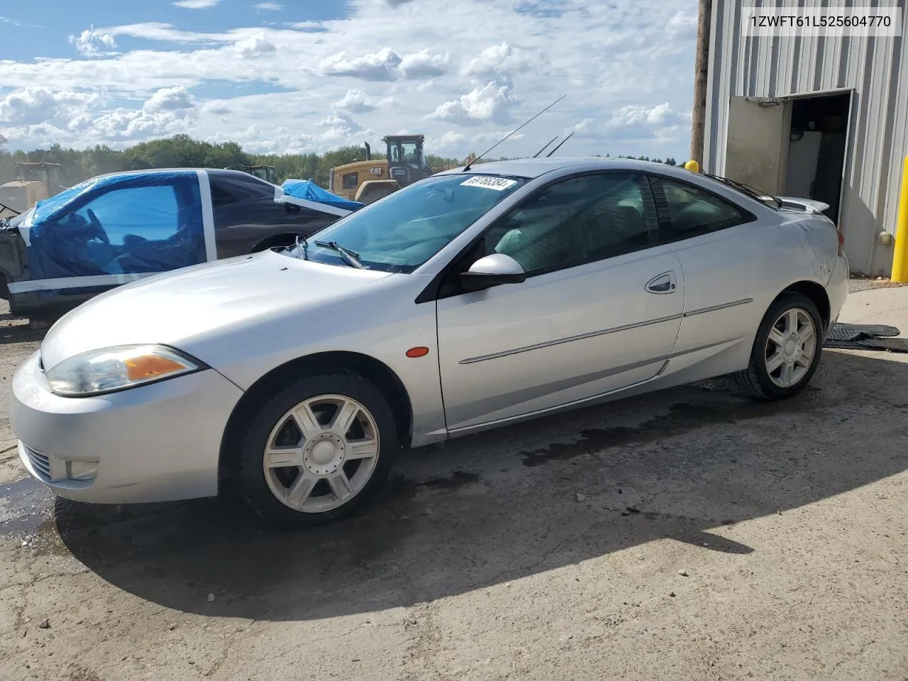 2002 Mercury Cougar V6 VIN: 1ZWFT61L525604770 Lot: 69766384