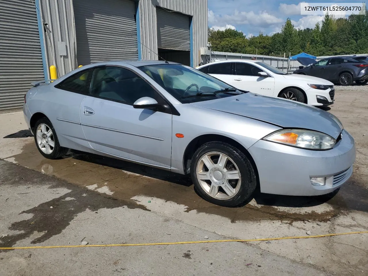 2002 Mercury Cougar V6 VIN: 1ZWFT61L525604770 Lot: 69766384