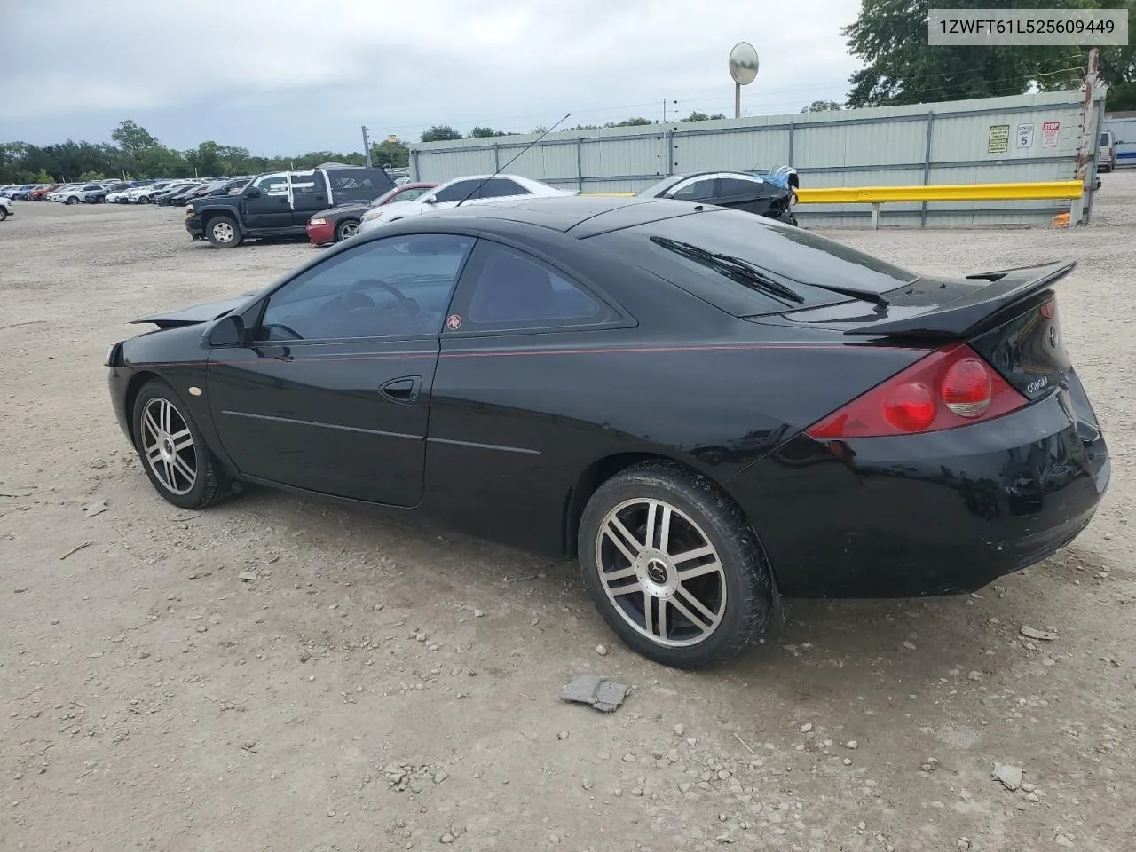 2002 Mercury Cougar V6 VIN: 1ZWFT61L525609449 Lot: 72945474