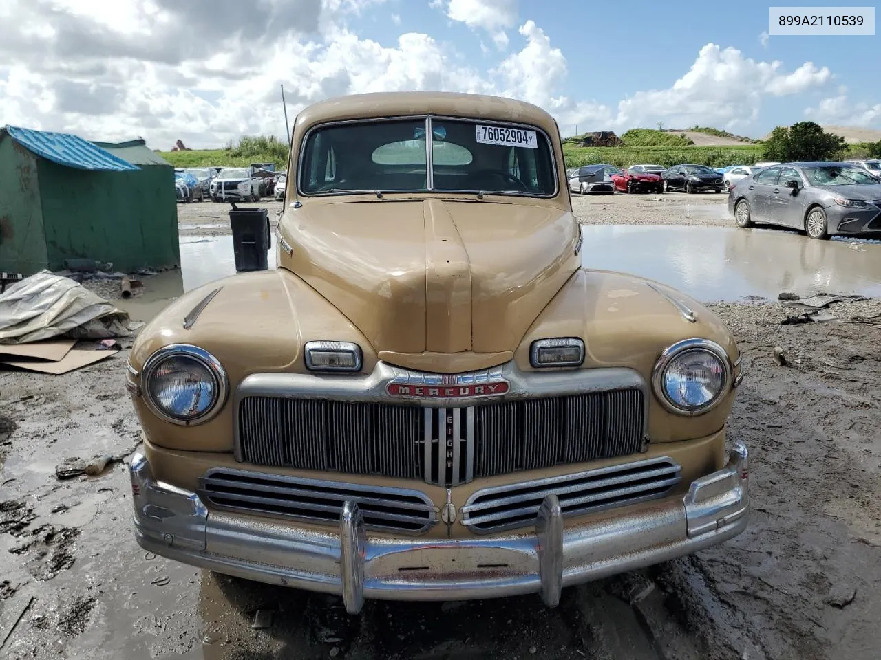 1947 Mercury Eight VIN: 899A2110539 Lot: 76052904