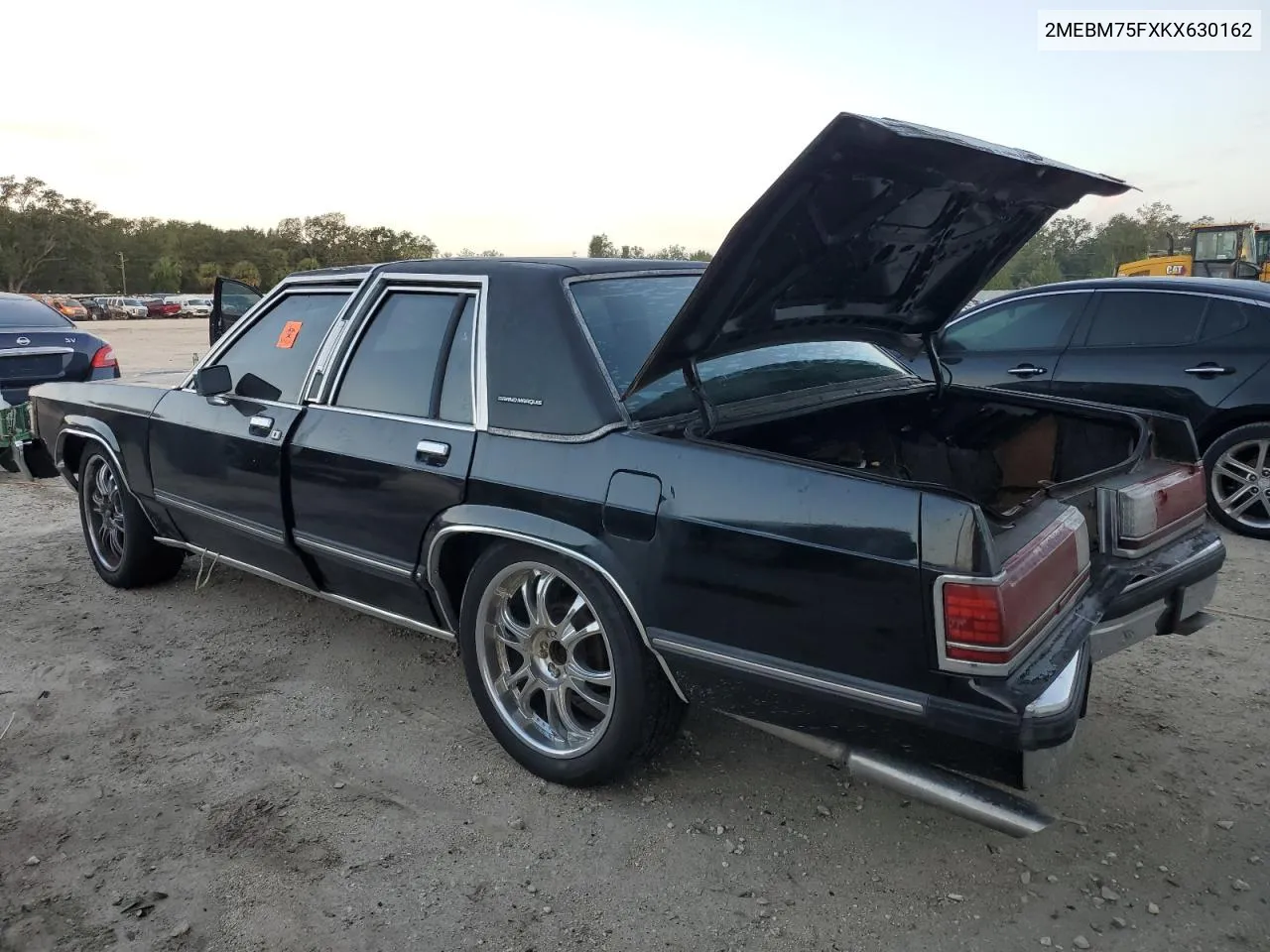 1989 Mercury Grand Marquis Ls VIN: 2MEBM75FXKX630162 Lot: 75723254