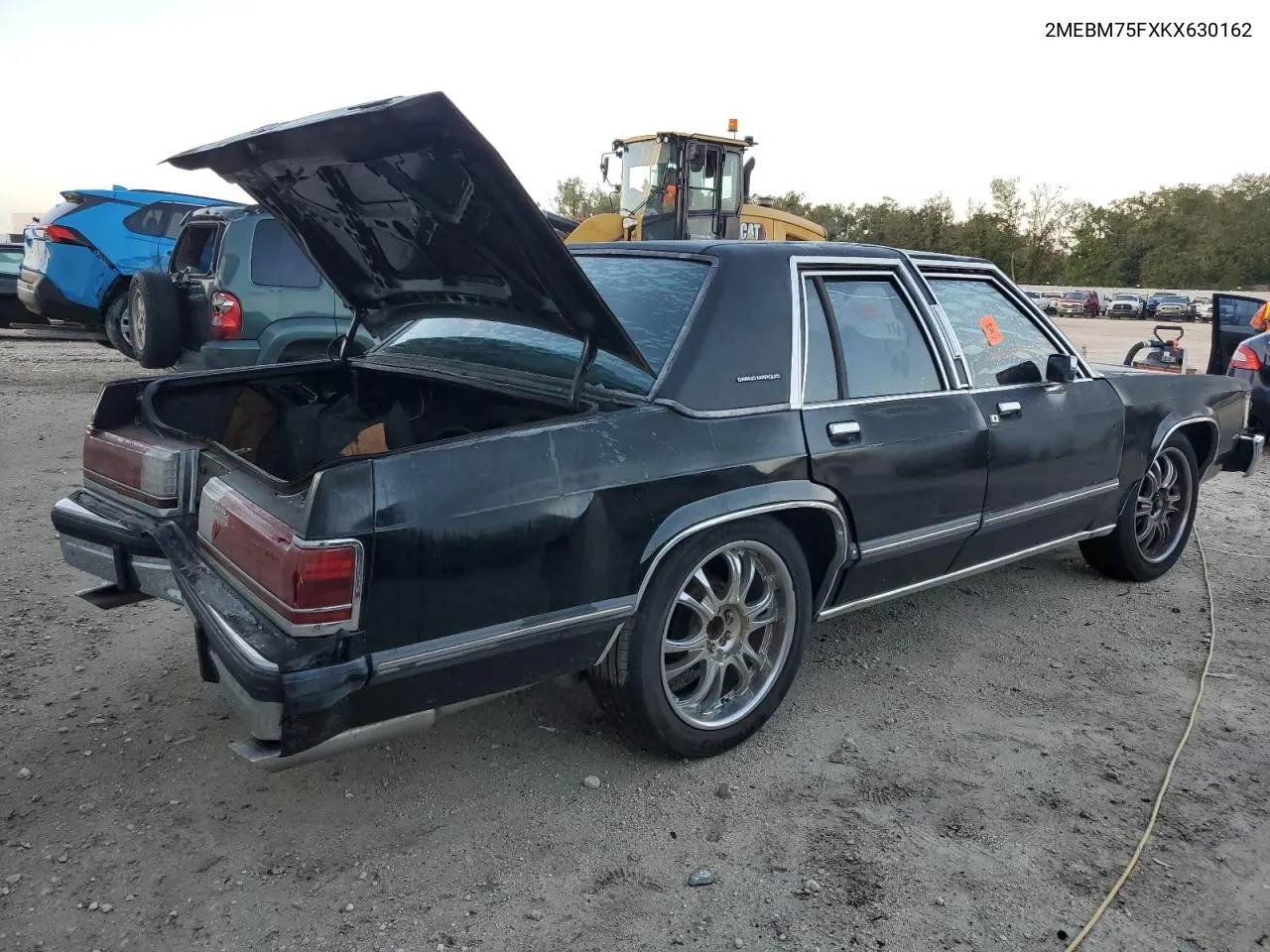 1989 Mercury Grand Marquis Ls VIN: 2MEBM75FXKX630162 Lot: 75723254