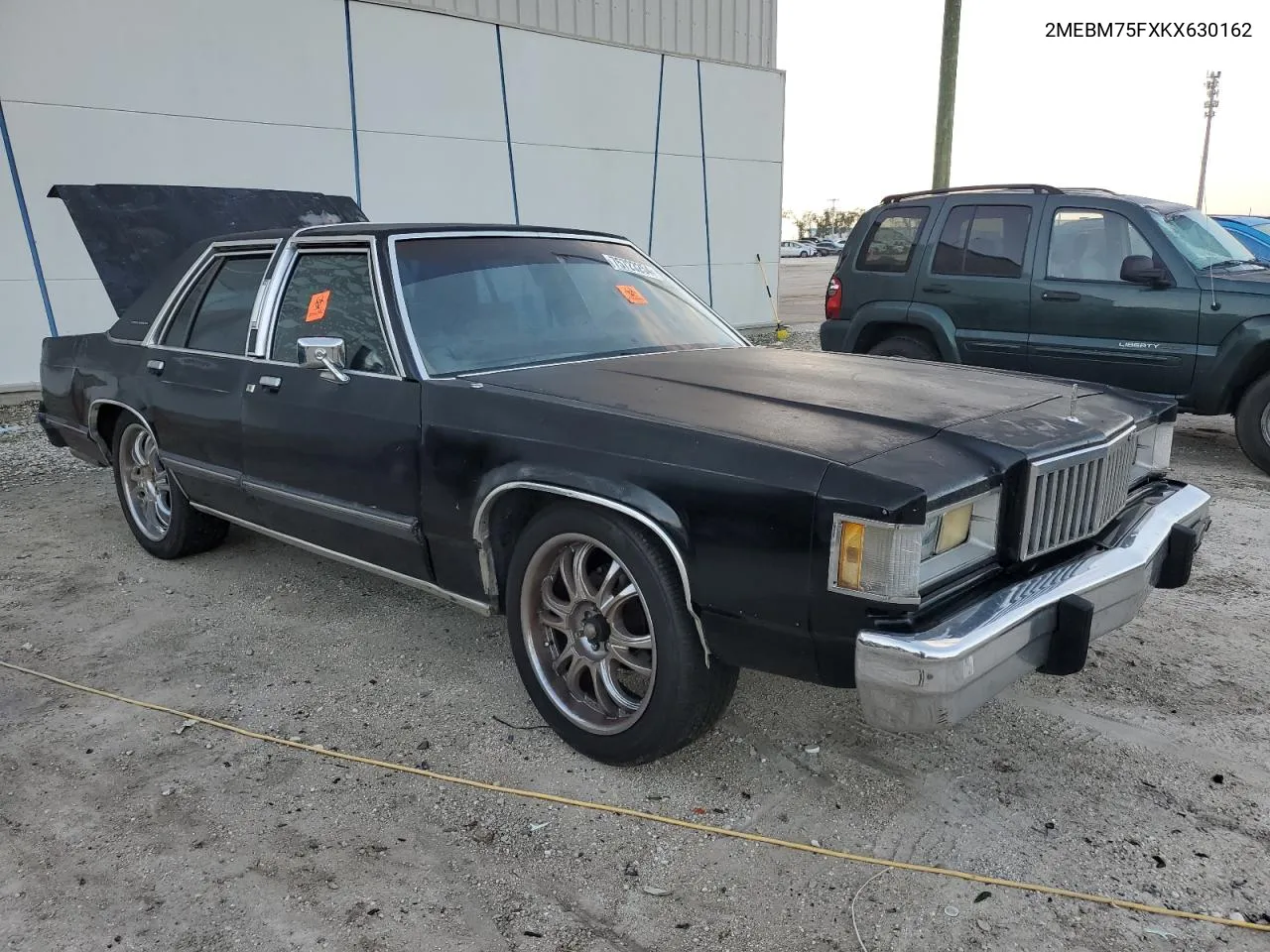 1989 Mercury Grand Marquis Ls VIN: 2MEBM75FXKX630162 Lot: 75723254