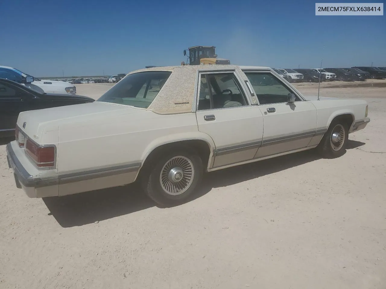 1990 Mercury Grand Marquis Ls VIN: 2MECM75FXLX638414 Lot: 70840014