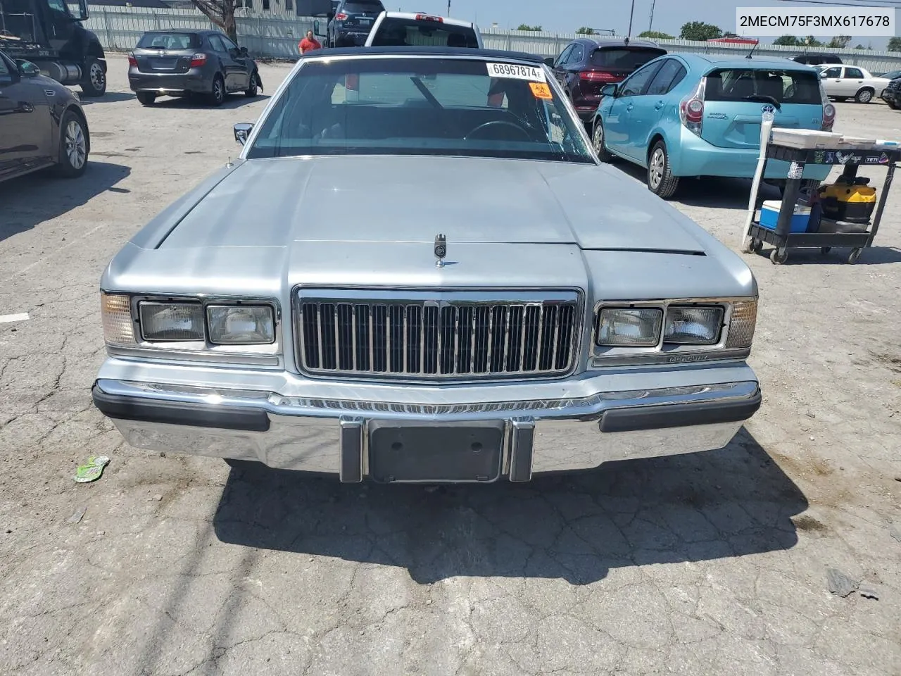 1991 Mercury Grand Marquis Ls VIN: 2MECM75F3MX617678 Lot: 68967874