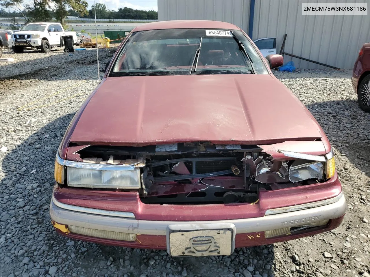 2MECM75W3NX681186 1992 Mercury Grand Marquis Ls