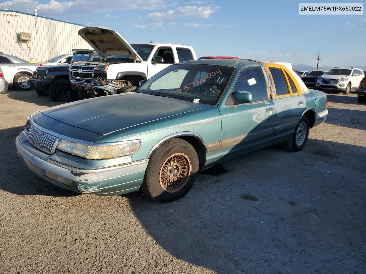 1993 Mercury Grand Marquis Ls VIN: 2MELM75W1PX650022 Lot: 73736074