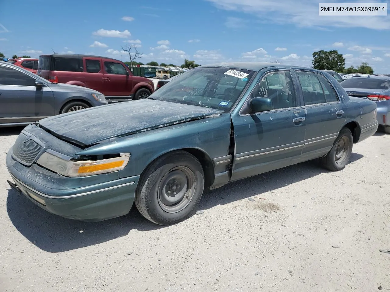 1995 Mercury Grand Marquis Gs VIN: 2MELM74W1SX696914 Lot: 67443534