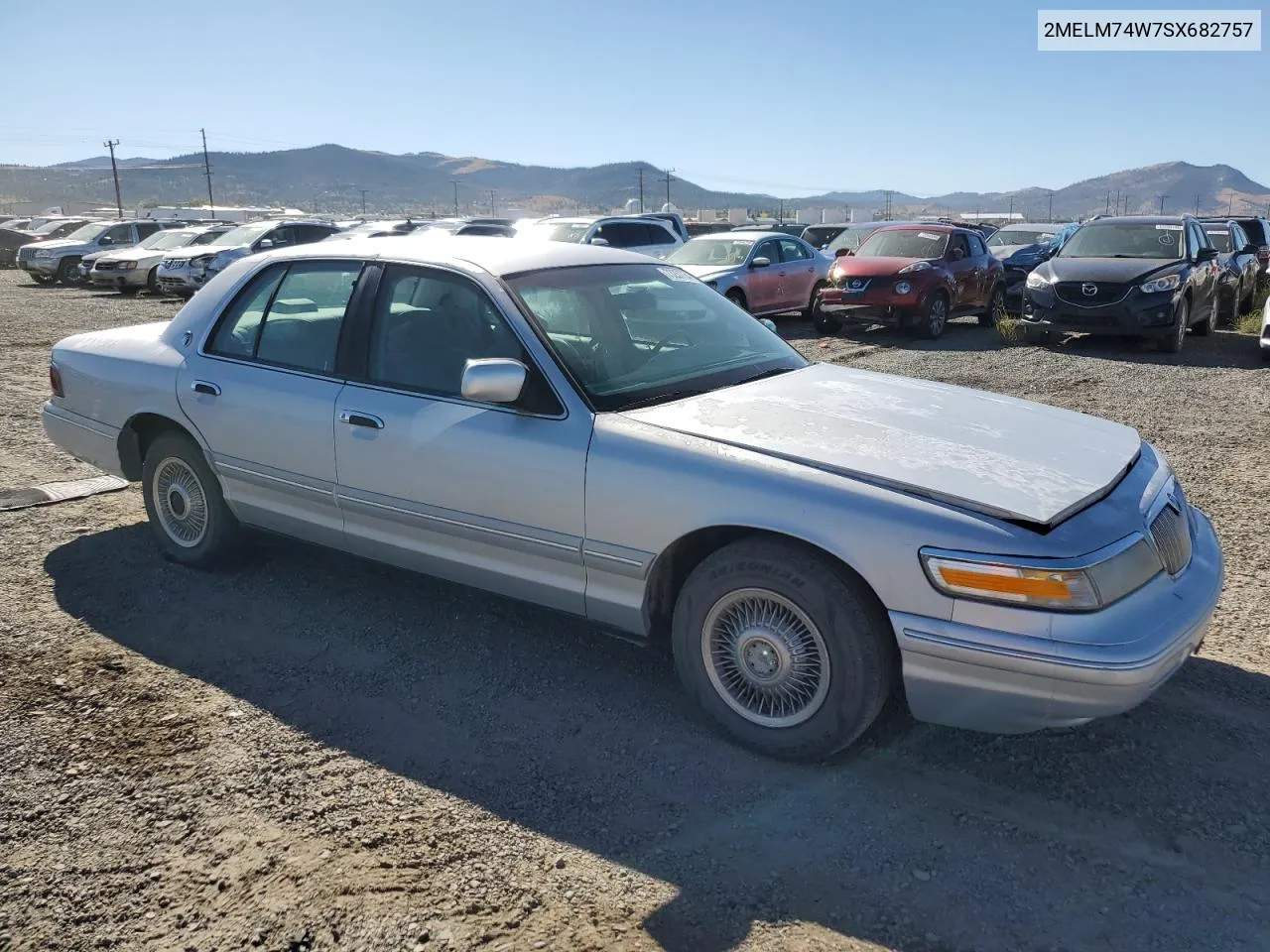 1995 Mercury Grand Marquis Gs VIN: 2MELM74W7SX682757 Lot: 73257734