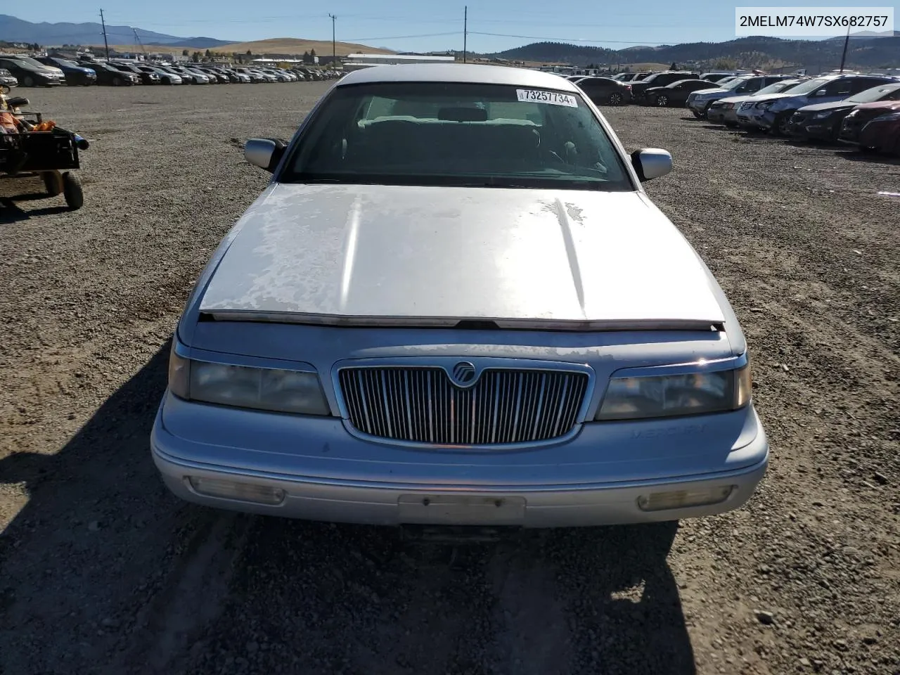 1995 Mercury Grand Marquis Gs VIN: 2MELM74W7SX682757 Lot: 73257734