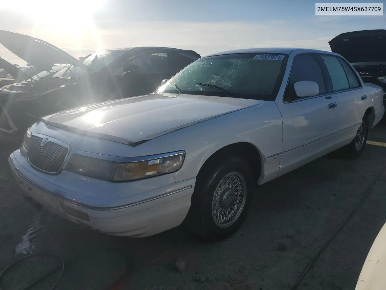 1995 Mercury Grand Marquis Ls VIN: 2MELM75W4SX637709 Lot: 74827574